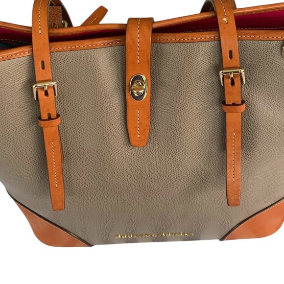 Dooney & Bourke Claremont Dover Large Tote Pebble Grain Leather Womens Satchel - Picture 10 of 16